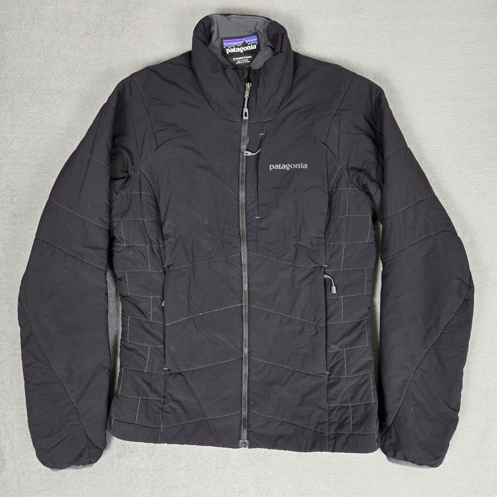 Patagonia Nano Air Jacket Womens Small Black Insulated Full Zip Outdoor 84255